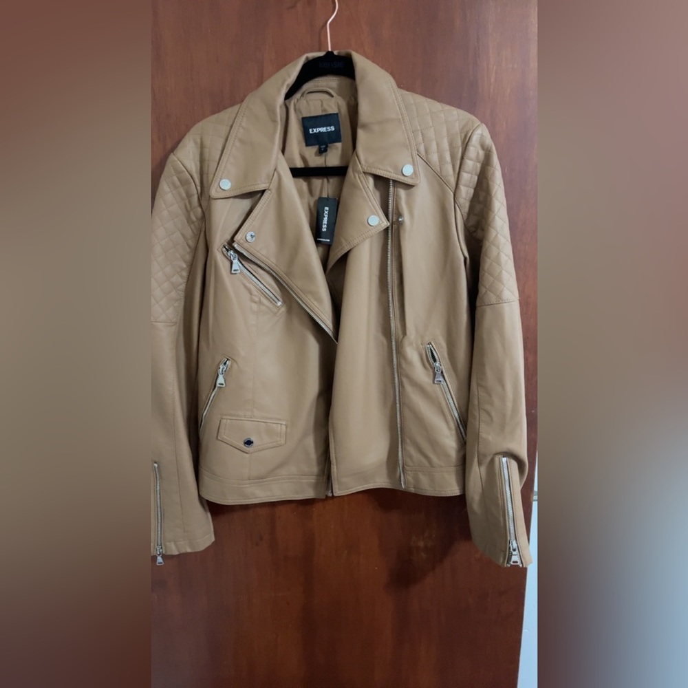 NWT Express leather jacket